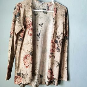 Floral cardigan